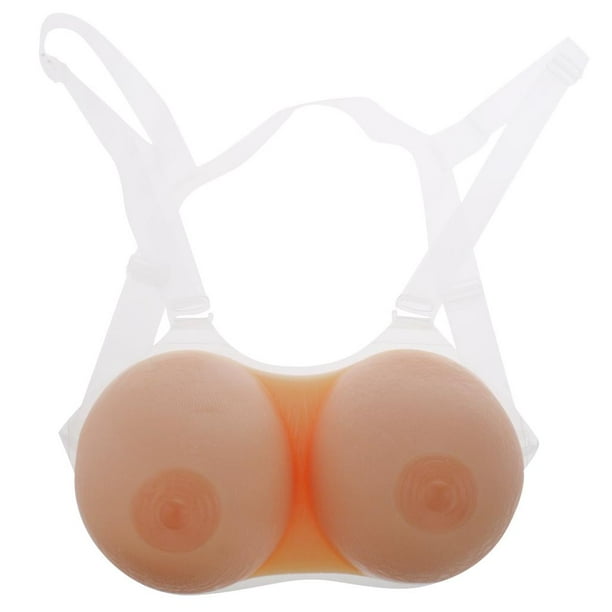 MAMA DE SILICONA CON SUJECIÓN DE PECHO COMPLETO TG TV Mastectomía Travesti COPA D D taza 1000g