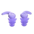 thumbnail image 3 of Tapones para los oídos de silicona a prueba de agua FLhrweasw para dormir y nadar púrpura, 3 of 4
