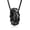 Black, variant on Personalize Stainless Steel Tyre Pendant Necklace Urns for Cremation Ashes Keepsake Memorial Jewelry