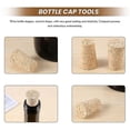 thumbnail image 4 of 20 unidades/lote Tapones de corcho de madera natural para vino Tapones de madera para botellas Tapones de corcho tipo cono para botellas de vino Tapones de sellado para botellas de cerveza, 4 of 4