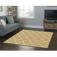 thumbnail image 2 of Linon Trio Geo Hand Tufted Polyester 5'x7' Rug in Yellow, 2 of 5