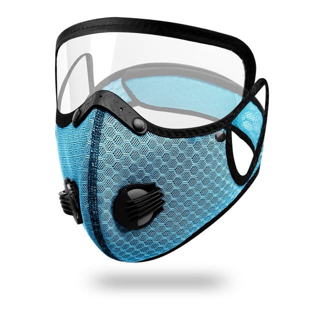 Máscara protectora Máscara deportiva Filtro a prueba de polvo Máscara cálida Lente protectora extraíble