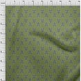 thumbnail image 3 of oneOone Cotton Poplin Fabric Leaves & Floral Block Print Fabric BTY 42 Inch Wide, 3 of 4