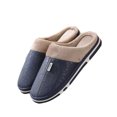thumbnail image 2 of Aueoeo Slippers for Kids, Women's Fuzzy Memory Foam Slip on House Slippers Cozy Soft Indoor Outdoor Ladies Leather Home Shoes, 2 of 6