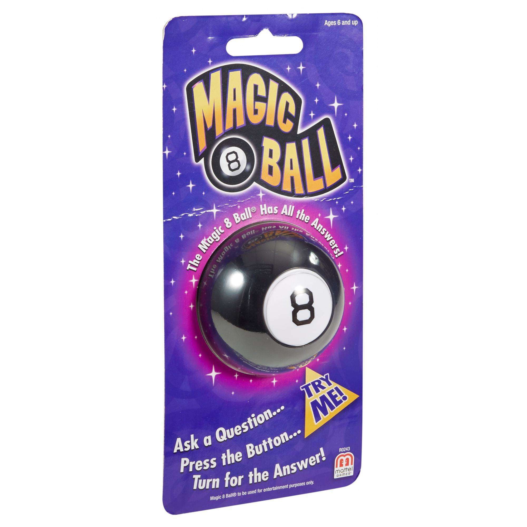 Mattel DHW39 Magic 8 Ball Retro Edition Plastic Black for sale online 