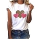 thumbnail image 1 of Camisetas de cuello redondo para mujer, blusas femeninas cómodas sueltas a la moda, Tops de San Valentín Fridja gope1156, 1 of 9