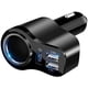 thumbnail image 1 of Cargador de coche USB 3.0 con alimentación de 7A/36W, cargador de encendedor de cigarrillos USB de 3 puertos con enchufe para encendedor de cigarrillos, Compatible con iPhone, Huawei, etc., 1 of 5