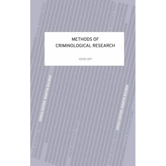 Methods of Criminological Research, (Hardcover)