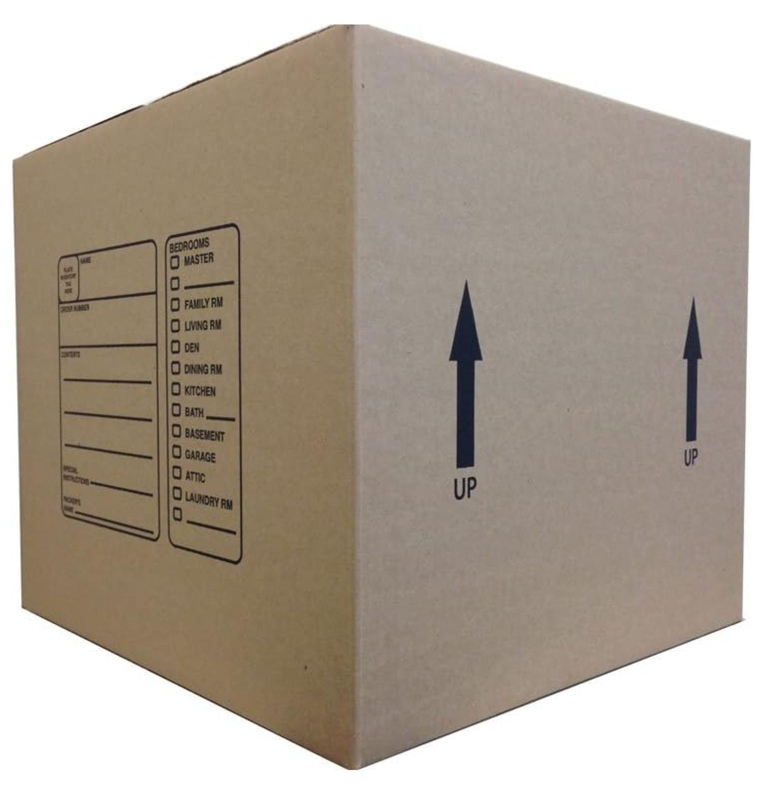 18 X 18 X 16 Inches Genuine Medium Moving Boxes (Pack of 10)