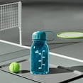 thumbnail image 5 of Water Bottle with Marker,500ml Capacity Portable Plastic Sports Water Drinking Cup,Gym Water Bottle with Handle,Reusable Leakproof Sports Water Bottle for Travel Yoga Camping - BPA Free, 5 of 7