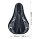thumbnail image 3 of Funda para asiento de bicicleta, funda transpirable para sillín de bicicleta, accesorios para ciclismo (negro y gris), 3 of 4