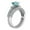 A, variant on Rings for Women Fashion Square Blue Diamond Women's Ring Size 5-11 Womens Jewelry (A,5)