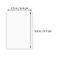 thumbnail image 6 of 100 Pcs Transparent Card Holder Pvc Card Sleeves Board Game Card Sleeves Card Protective Sleeves Medical Card Stand, 6 of 6