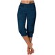 thumbnail image 1 of Pantalones Casuales de las Mujeres Imprimidos Leggings Pantalones Recortados, Pantalones Elásticos Cómodos para el Día Y el Deporte, 1 of 5