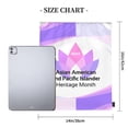 thumbnail image 3 of Asian American And Pacific Islander Heritage Month Drawstring Backpack Sackpack String Bag Cinch Waterproof Bags for Gym Sports Yoga Travel Beach Swimming shopping, 3 of 7