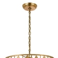 thumbnail image 5 of Crystorama Layla 5 Light Antique Gold Chandelier - 18'' W x 17'' H, 5 of 7