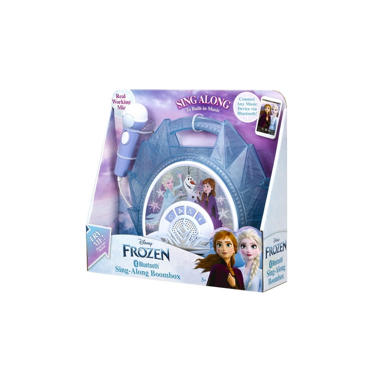 Disney Frozen Elsa Kids Karaoke Machine Toy - Sing Along Boombox