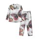 thumbnail image 1 of Fotbe Vintage Butterflies Pijama de Hombre con Estampado de Manga Larga, Conjunto de 2 Piezas, Ropa de Dormir Suave y Cómoda con Bolsillos-XX-Large, 1 of 7