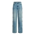 thumbnail image 5 of Madden NYC Women’s Ultra 90's Jeans with Cherry Embroidery, 32'' Inseam, Sizes 00-18, 5 of 5