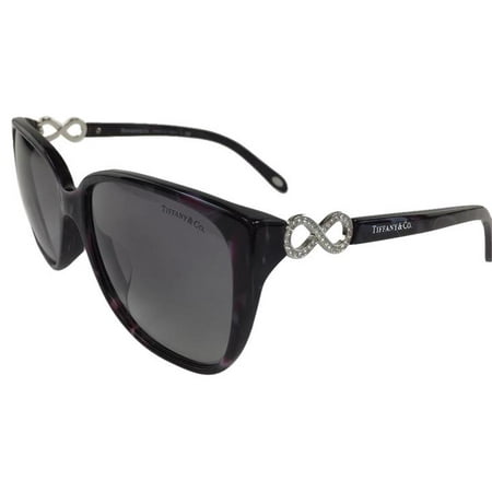 Tiffany & Co TF 4111-B-F 8201/3C Pink Grey Silver Plastic Sunglasses 57mm