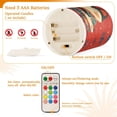 thumbnail image 4 of WOBOGO Size Combo Candle Flickering Flameless with Remote Control and Timer for Romantic Atmosphere Illustration Of Fortune Cats with Blue Snowflakes, 4 of 7