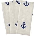 thumbnail image 2 of Coolnut Anchor Kitchen Dish Towel Set of 1, Super Absorbent Soft Drying Cloth Tea Bar Towels, 28 x 18 Inch, 2 of 6