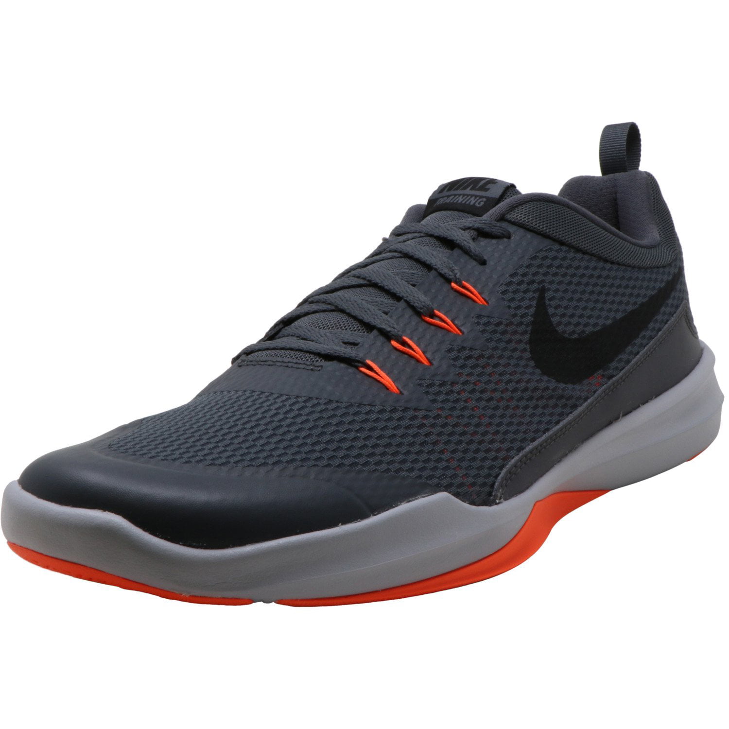Nike - Nike Men's Legend Trainer Dark Grey / Black Hyper Orange Ankle ...