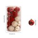thumbnail image 3 of Adornos navideños, adornos para el árbol de Navidad, bolas navideñas colgantes para ventana, bolas flocadas, adornos navideños, juego de bolas navideñas de plástico., 3 of 6