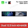 thumbnail image 3 of TPXINXIN Dual 12.3 inch Screen Car Radio For Volvo XC90 2004-2014 Android GPS Navigation Multimedia Video Player Stereo Receiver Head Unit, 3 of 15