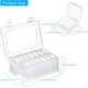 thumbnail image 2 of 14 pequeñas cajas de almacenamiento de plástico con tapas y 1 recipiente de plástico grande, mini caja de almacenamiento transparente para cuentas, tapones para los oídos, anillos, botones, joyas, 2 of 5
