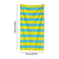 thumbnail image 3 of Toalla de playa de microfibra superabsorbente: toalla ligera de secado rápido para piscina, viajes, camping y uso al aire libre sin arena., 3 of 6