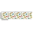 thumbnail image 2 of Ambesonne Motorcycle Fabric by the Yard Upholstery, Italian Moped Retro, 2 Yards, Multicolor, 2 of 4
