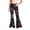 E-Black, variant on LRen Flare Leg Stretchy Pants Girls Flare Dress Pants High Waist Cute Y2k Stretch Button Pockets Casual Trousers for Tween Girls Age 5-6 Years