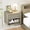 Grey, variant on WSWJY Floating Nightstand Set of 2, Fluted Nightstands Rounded Edge, Oak Nightstand with 1 Drawer and 1 Shelf, Wall Mounted Night Stand for Bedroom, Wood Bed Side Table Fluted Side Table/End Table