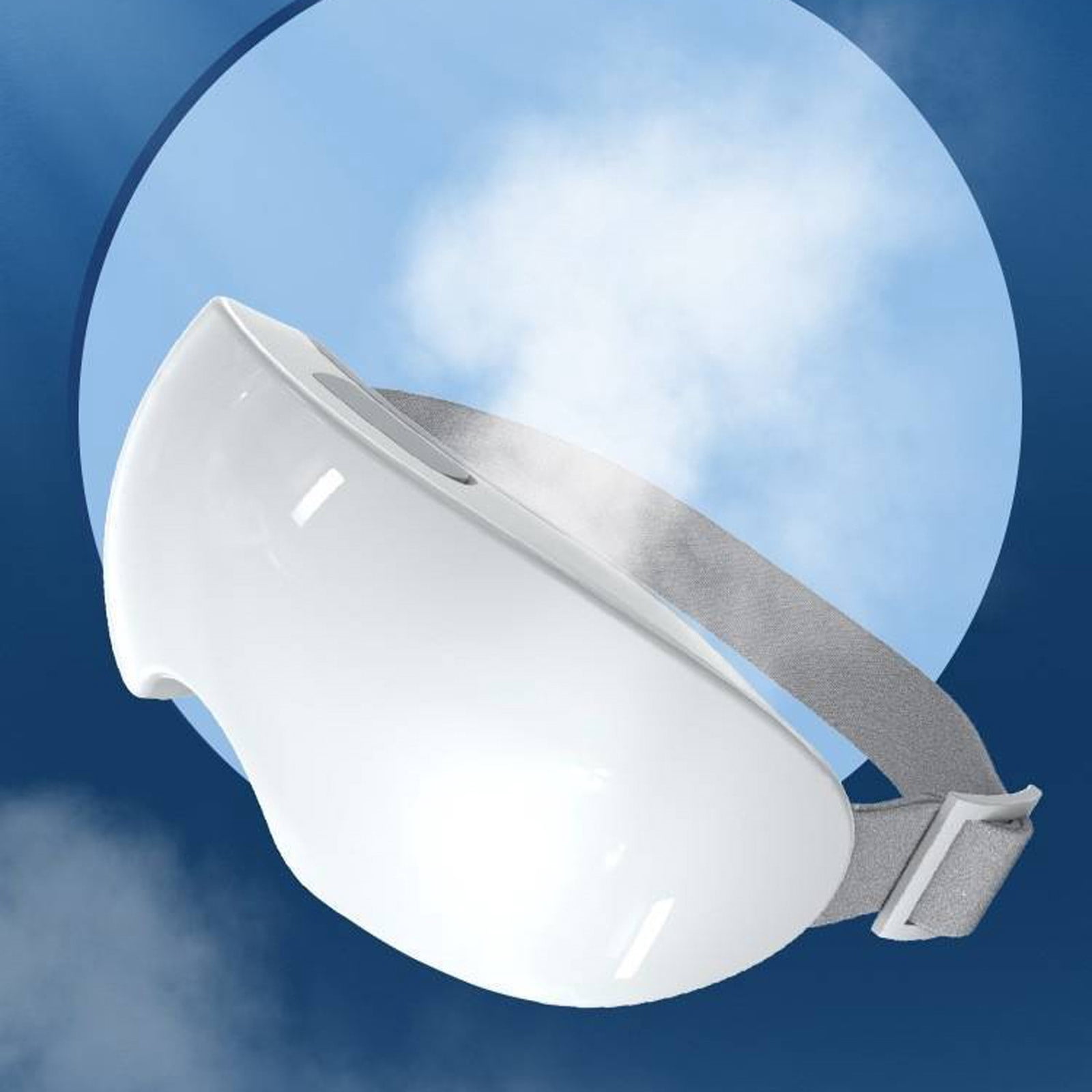 AHGQT Gentle Eye Massager with Heatfor Dry Eye & Migraine Relief, Foldable Rechargeable Eye Mask, Sleep Gift for Office, Travel, Home Use for Women and Men, Mothers Day and Father Day