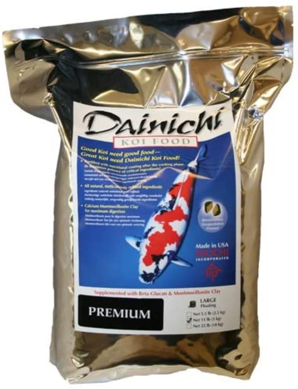Dainichi Growth Plus Koi Fish Food 5.5 lbs Large Pellet 