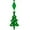 Emerald Green Christmas Tree, variant on PMU Christmas Tree Prismatic Pendant Gold - Christmas Hanging Decor from Ceiling for Christmas Hanging Decoration for Christmas Tree, Garland Indoor Home Ornaments Purple (3/pkg) Pkg/1