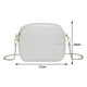thumbnail image 3 of Bolsa De Hombro Bolso de mensajero a cuadros Cadena de moda Bolsas de hombro cuadradas pequeñas para el trabajo (Blanco), 3 of 8