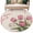 Beige, variant on Round Area Rug 5 Ft, Pink Tulip Washable Non-Slip Circle Carpet for Living Room/Bedroom, Spring Floral Romantic Flowers Modern Art Wooden Low-Profile Runner Mats Collection Rugs for Indoor