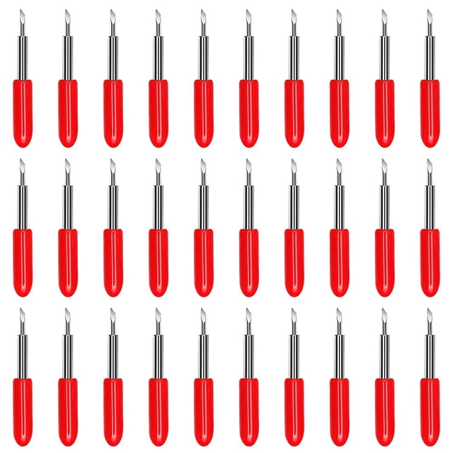 CJRSLRB 30 piezas de cuchillas de corte de punta fina de 45° para Maker