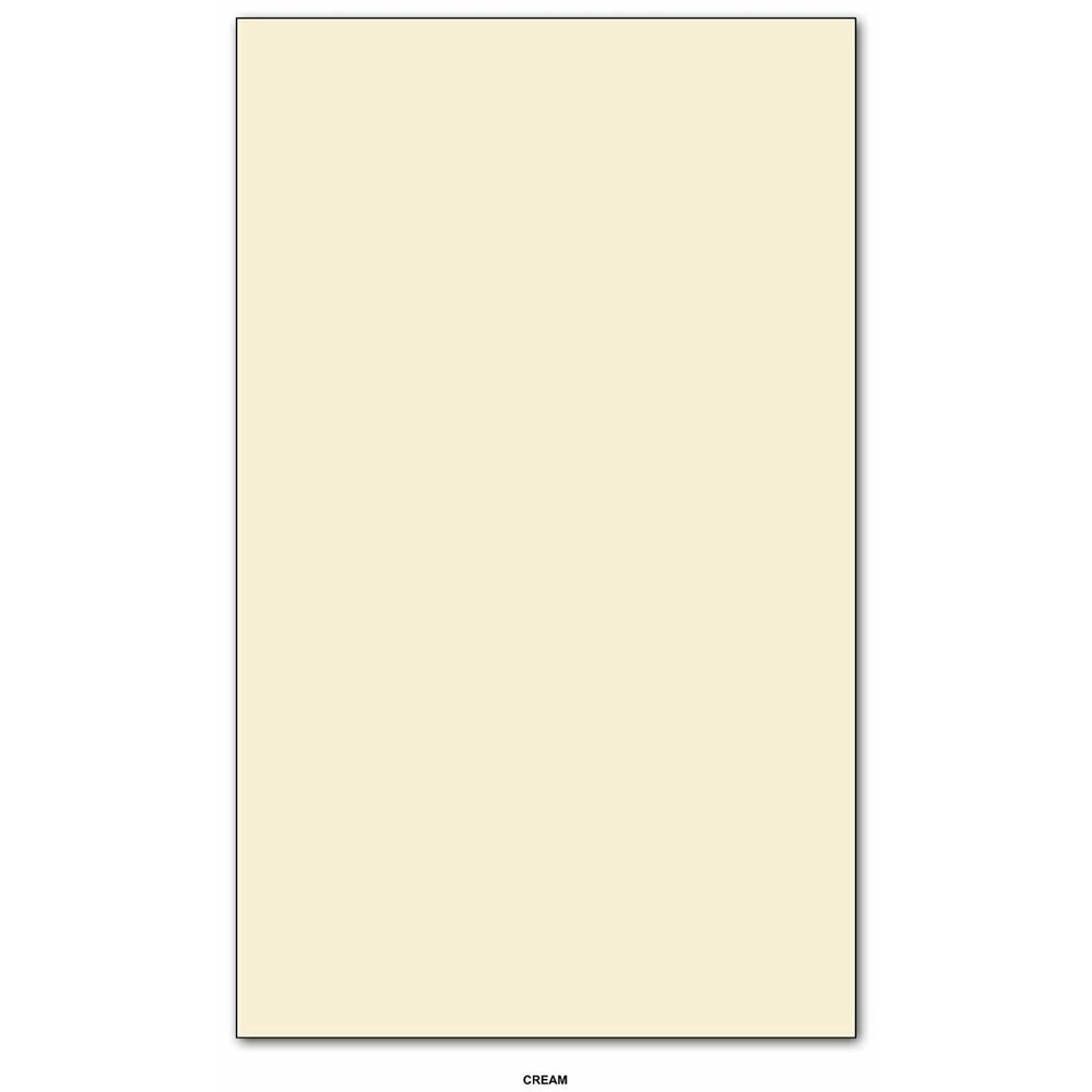 Cream color Colored Menu Paper Legal Size Colorful paper For