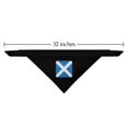 thumbnail image 2 of Scotland Scottish Country Flag Dog Pet Bandana - Black, 2 of 4