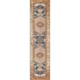 thumbnail image 2 of Unique Loom Outdoor Traditional Collection Area Rug - Timeless (2' x 8' Runner Navy Blue and Light Pink/Gold), 2 of 9