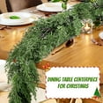 thumbnail image 4 of TETOU 12ft Christmas Cypress Garlands Realistic Christmas Norfolk Pine Garland Real Touch Greenery Garland for Holiday Mantle Fireplace Porch Stairs Railing Table Centerpieces Winter Decorations, 4 of 6