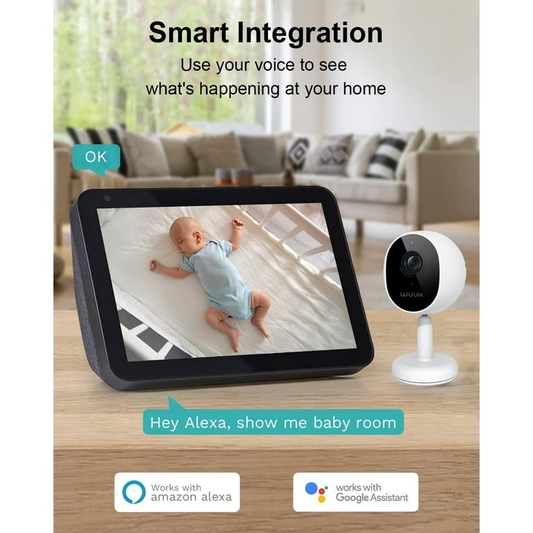 Baby monitor compatible with alexa discount