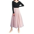 thumbnail image 2 of Michellecmm  Women's Solid Color Long Skirts Layered Tulle Elastic Waist Skirts, 2 of 9