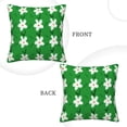 thumbnail image 3 of Square Throw Pillow Covers with Core, White Floral Art Pattern Pillows for Sofa Beds, 20"x20", 3 of 9