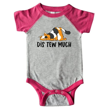 

Inktastic Napping Dis Tew Much Longhair Calico Cat Gift Baby Boy or Baby Girl Bodysuit