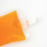 50 Pcs 3.25 OZ Reusable Clear Spout Stand Up Pouch, Clear Drink Bags, 8.2 mm Spout, BPA Free
