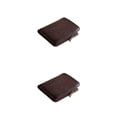 thumbnail image 4 of Qarigey Cartera de cuero para hombre, tarjetero de estilo Vintage, monedero de piel de vaca para hombre, bolso de gran capacidad con tres Color café 2piezas, 4 of 6